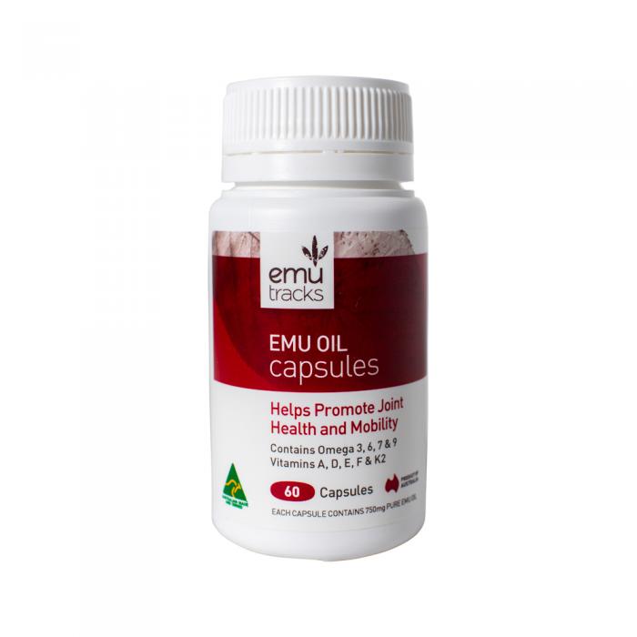 Emu Tracks Emu Oil Capsules 60c