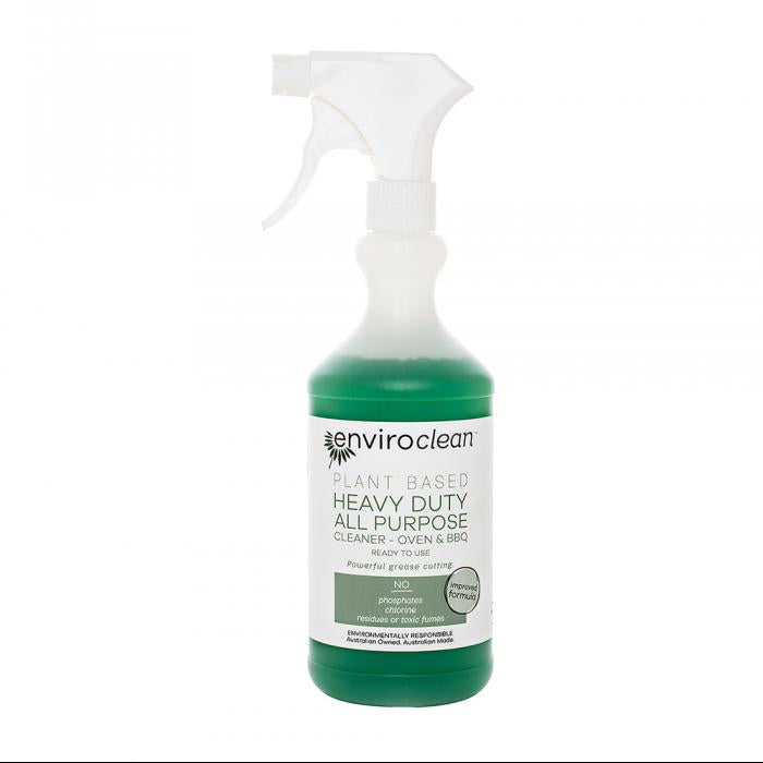 Enviroclean Plant Based Heavy Duty All Purpose Cleaner - Oven & Bbq Spray 750ml