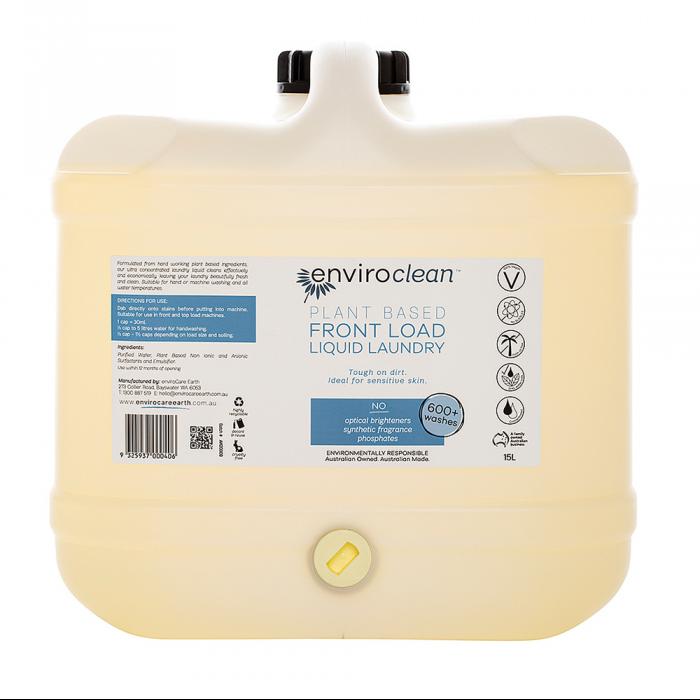 Enviroclean Plant Based Liquid Laundry Front Load 15l