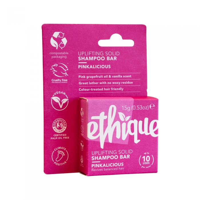 Ethique Bar Shampoo Uplifting Solid Pinkalicious (revives Balanced Hair) 15g  Sell Through