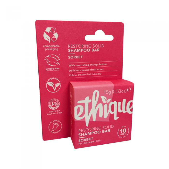 Ethique Bar Shampoo Restoring Solid Sorbet (for Balanced Hair) 15g  Sell Through