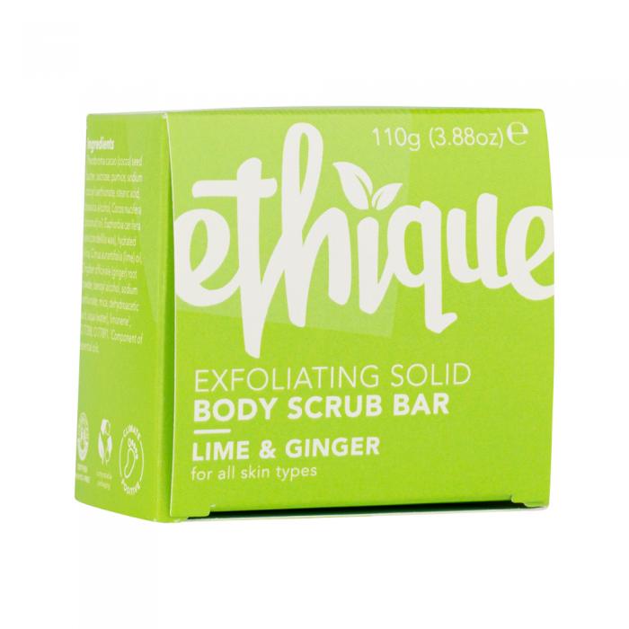 Ethique Body Scrub Bar Exfoliating Solid Lime & Ginger (for All Skin Types) 110g  Sell Through