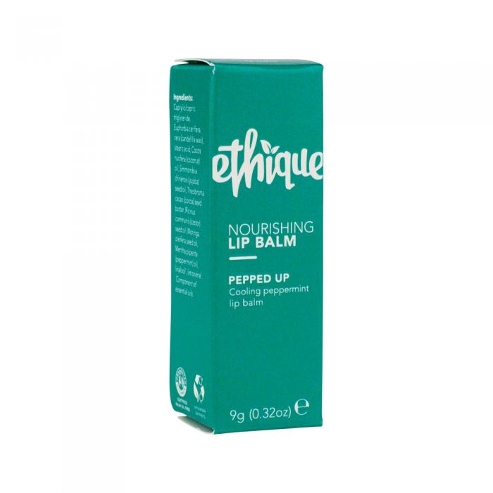 Ethique Lip Balm Nourishing Pepped Up Cooling Peppermint 9g  Sell Through