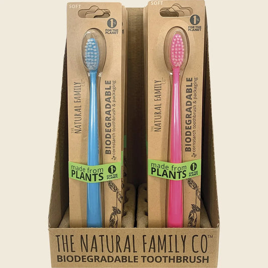 Bio Toothbrush Soft Single Assortment Neon x8