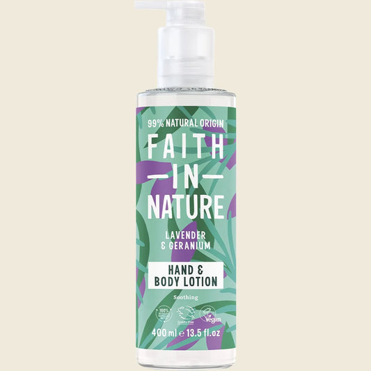 Hand & Body Lotion Soothing Lavender & Geranium 400ml