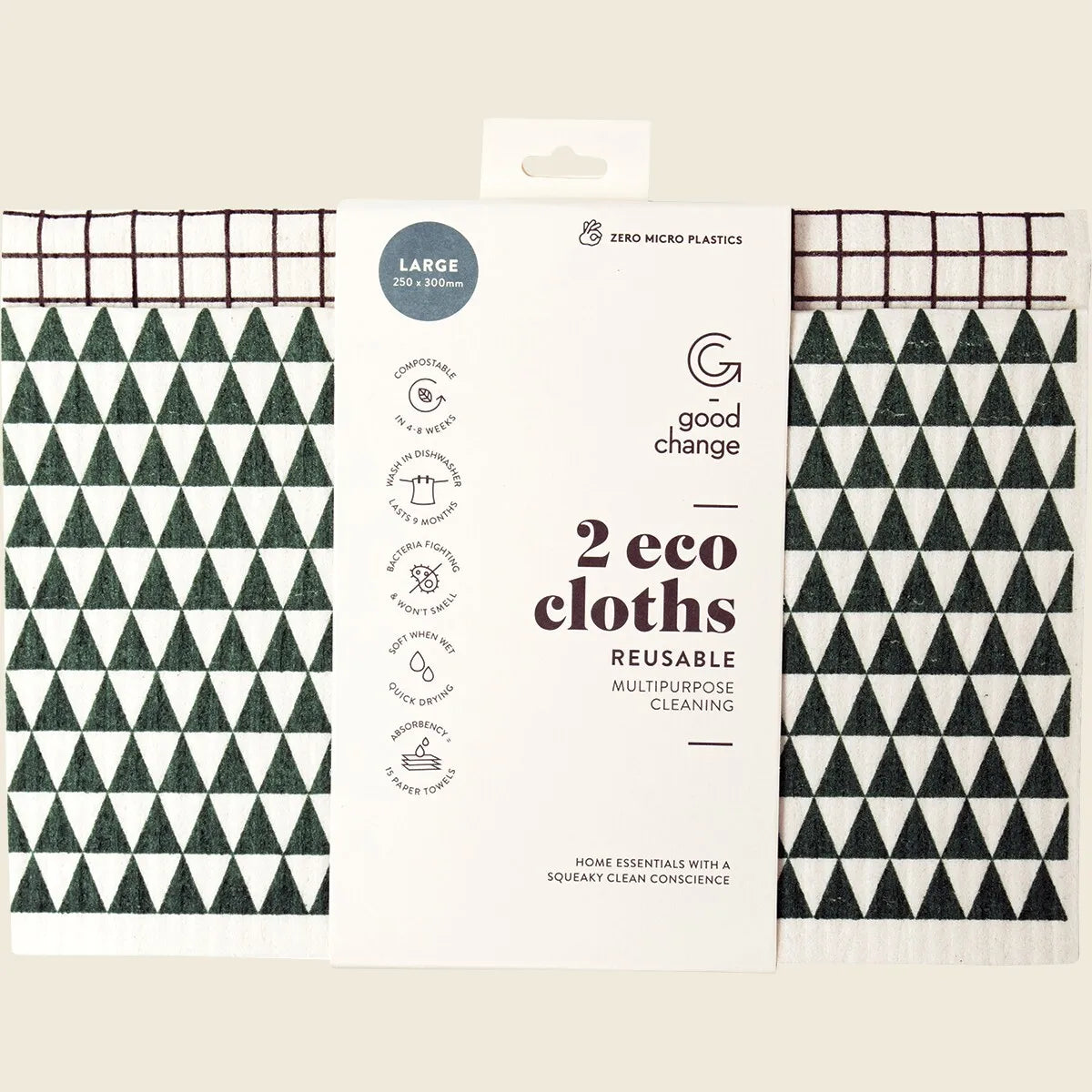 Eco Cloth Large 2pk
