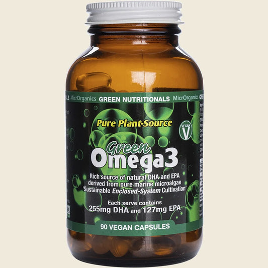 MicrOrganics Green Nutritionals Pure Plant-Source Green Omega3 90vc