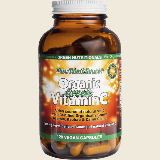 Organic Green Vitamin C 600mg 120 Caps