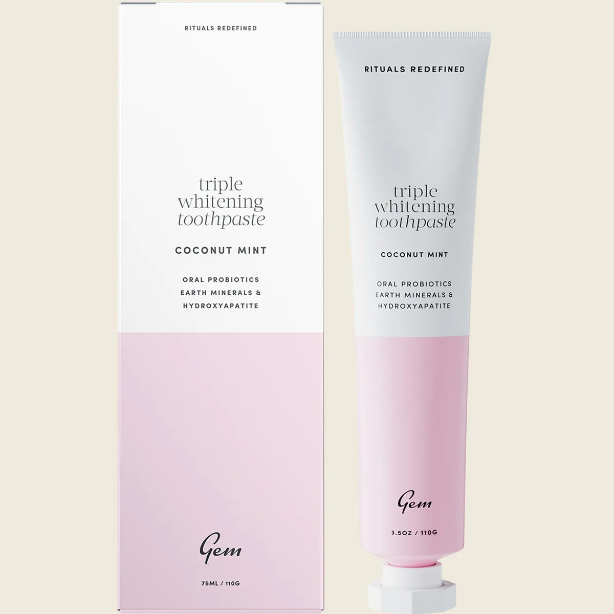 Toothpaste Triple Whitening Coconut Mint 110g