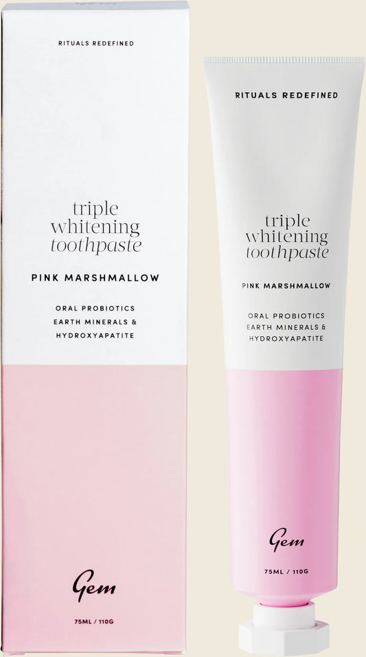 Toothpaste Triple Whitening Pink Marshmallow 110g