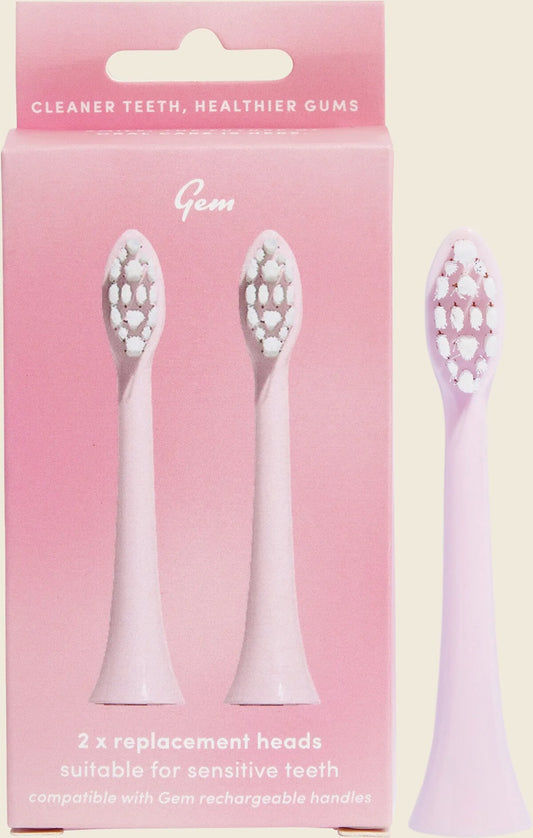 Electric Toothbrush Replacement Heads Coconut 2pk