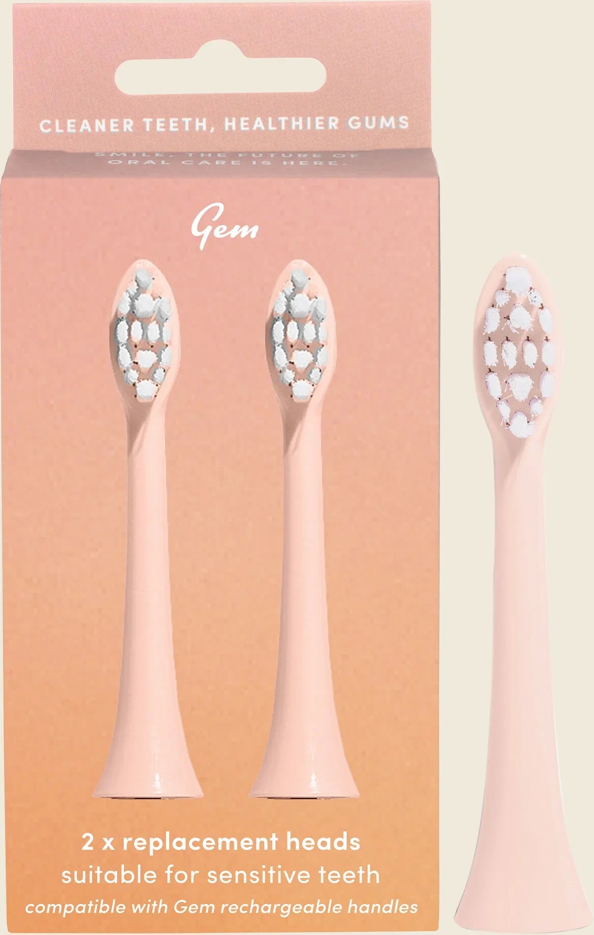 Electric Toothbrush Replacement Heads Watermelon 2pk