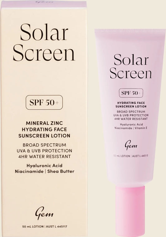 Solar Screen SPF50+ Hydrating Face Sunscreen Lotion 50ml