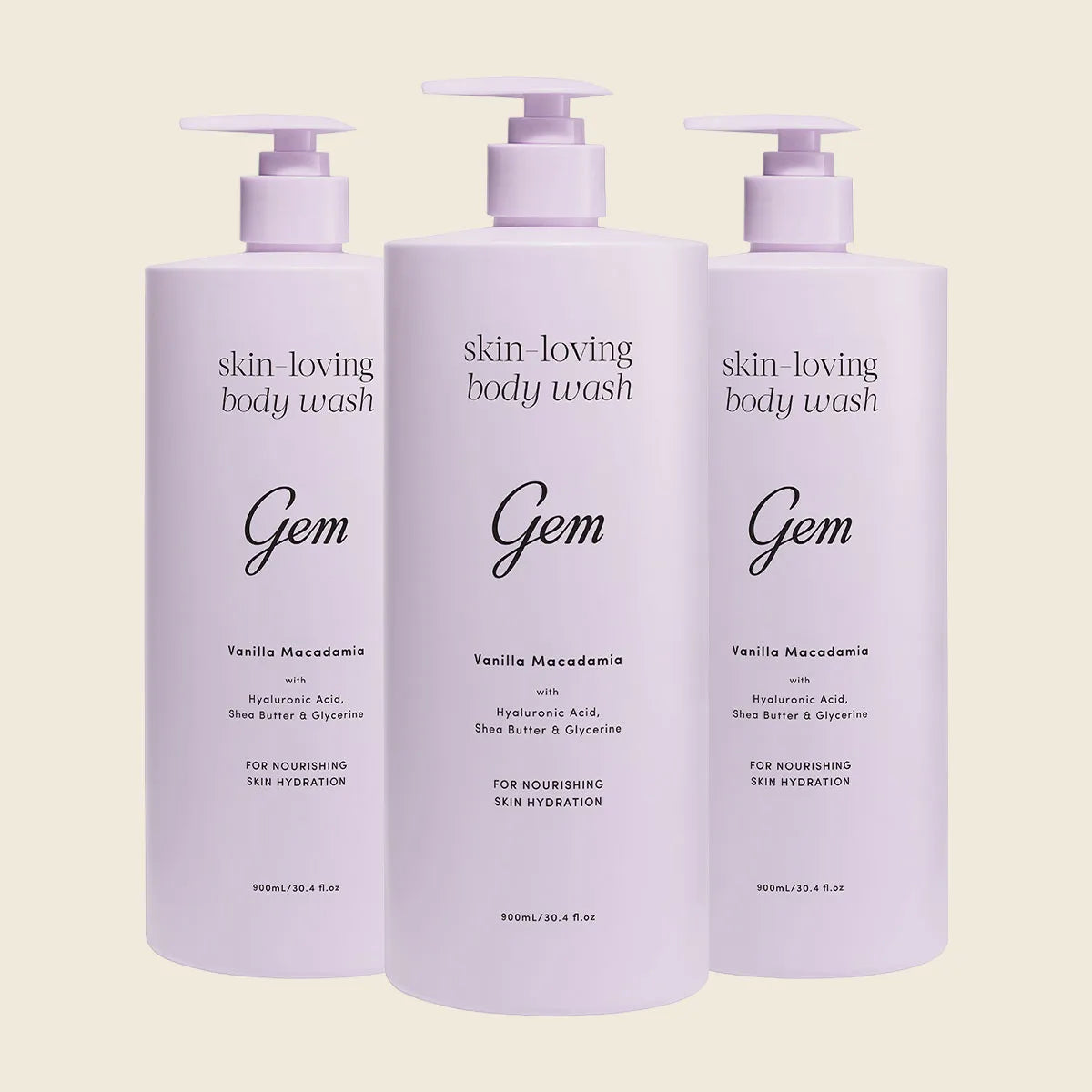 Skin-Loving Body Wash Vanilla Macadamia 3x900ml