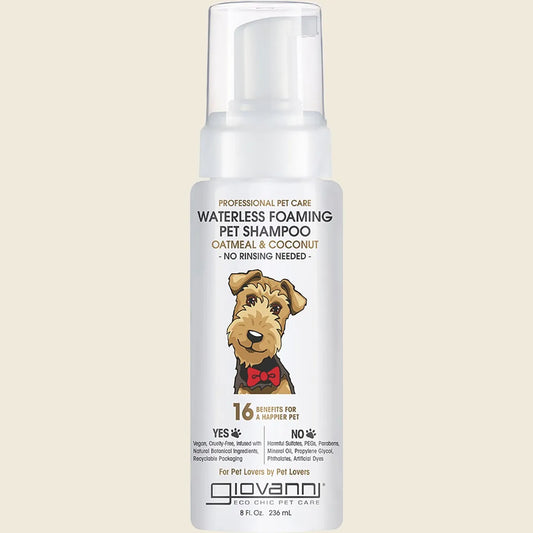 Waterless Foaming Pet Shampoo Professional Pet Care 236ml