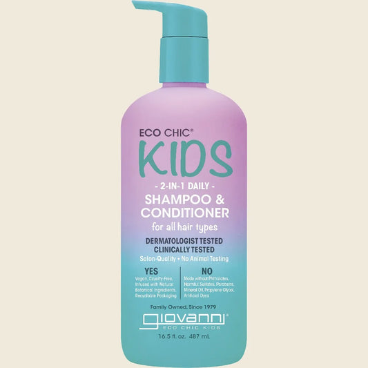 Eco Chic Kids 2-in-1 Daily Shampoo & Conditioner 487ml