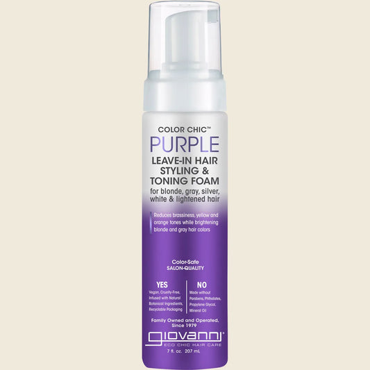 Leave In Hair Styling & Toning Foam Color Chic Purple 207ml