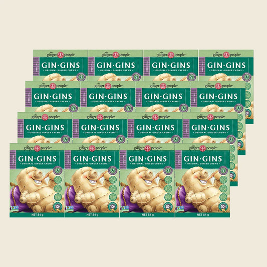 Gin Gins Ginger Candy Chewy Original 12x84g