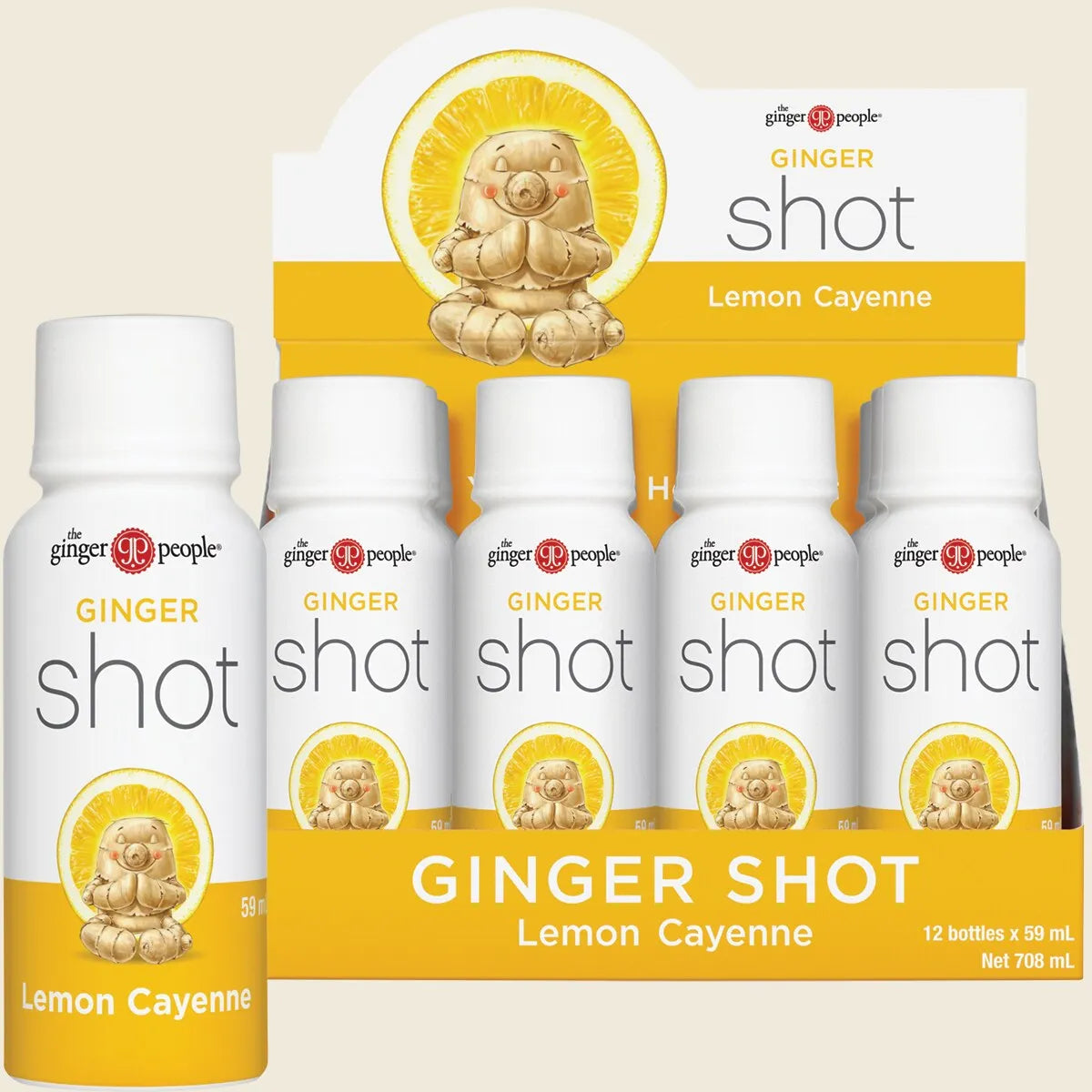 Ginger Shot Lemon Cayenne 12x59ml