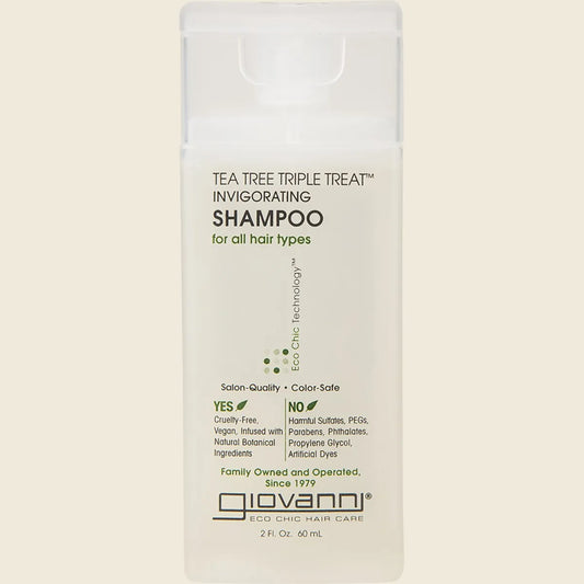 Shampoo Mini Tea Tree Triple Treat All Hair 60ml