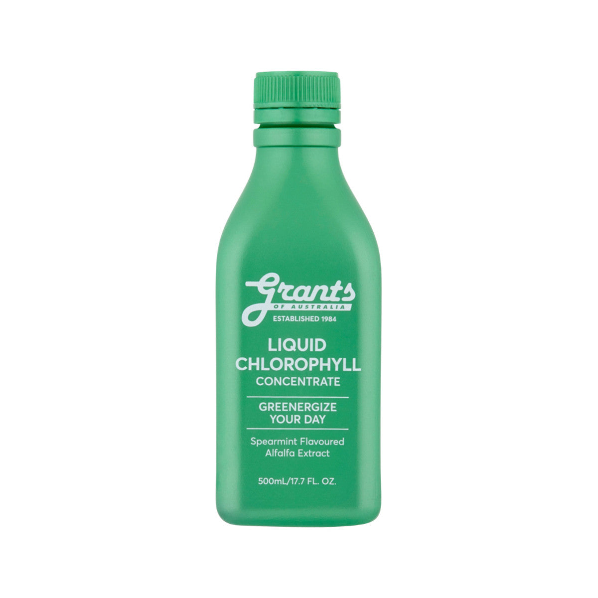 Grants Of Australia Liquid Chlorophyll Concentrate (spearmint Flavoured Alfalfa Extract) 500ml