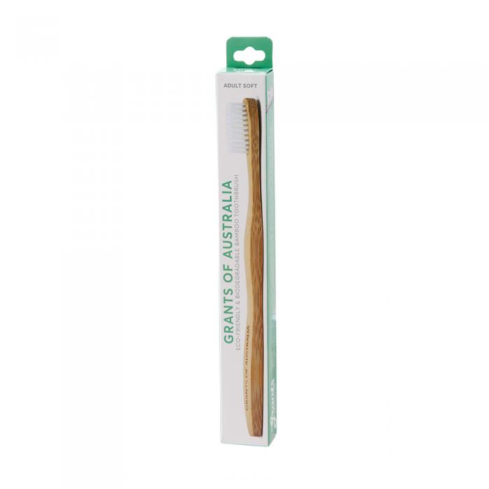 Grants Of Australia Biodegradable Bamboo Toothbrush Adult Soft