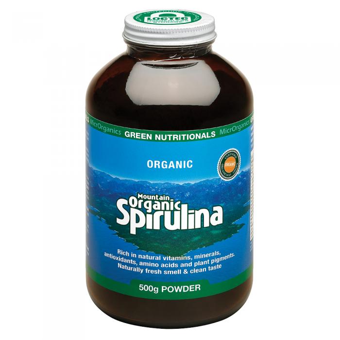 Green Nutritionals Mountain Organic Spirulina Powder 500g