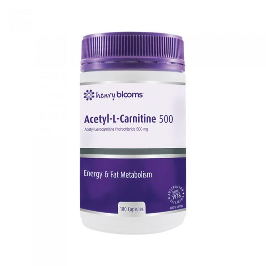 Henry Blooms Acetyl-l -carnitine 500 180c
