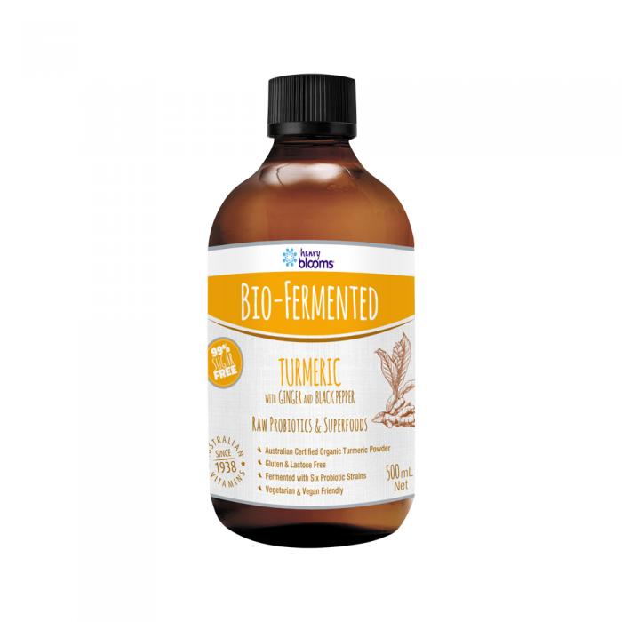 Henry Blooms Bio-fermented Turmeric (with Ginger And Black Pepper) 500ml