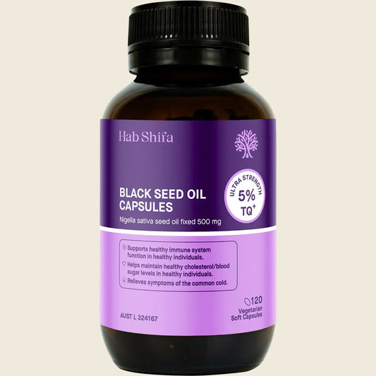 TQ+ Ultra Strength Black Seed Oil Vegecapsules 120 Caps
