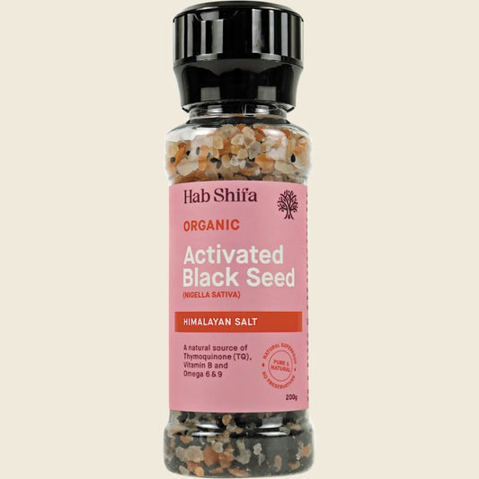 Activated Black Seed Grinder Himalayan Salt 6x200g