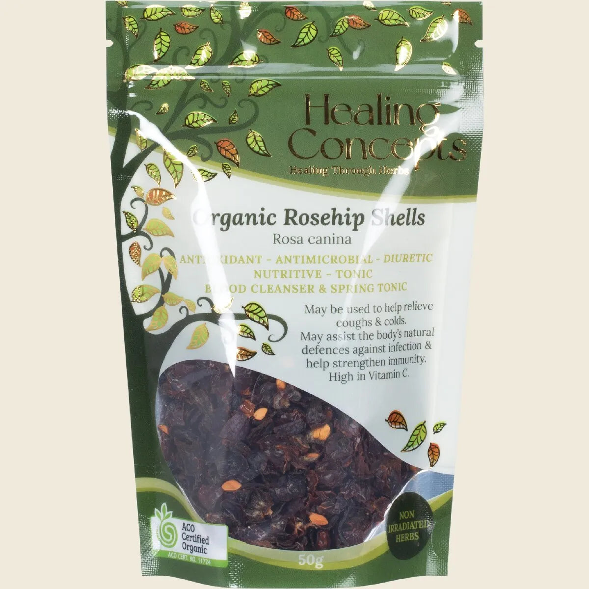Organic Rosehip Shells 50g