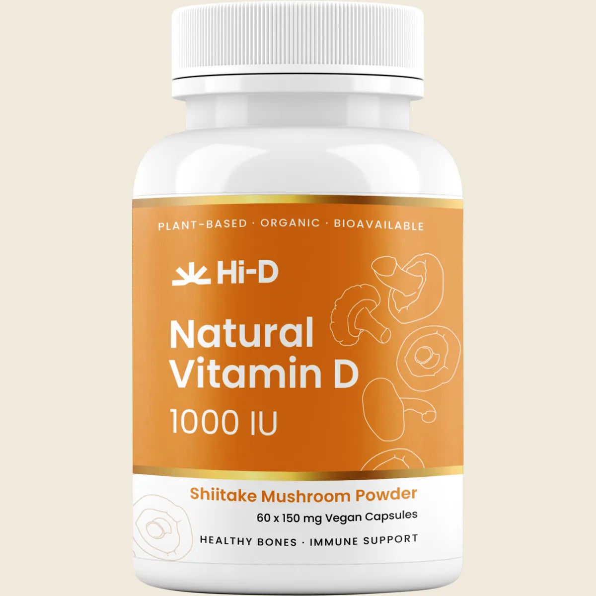Natural Vitamin D 1000 IU 60 Caps