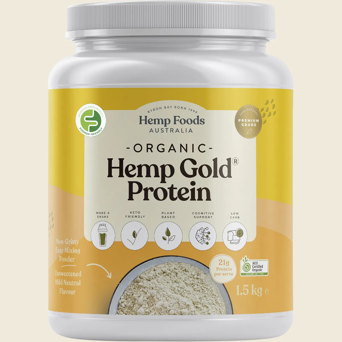 Organic Hemp Gold Protein 1.5kg