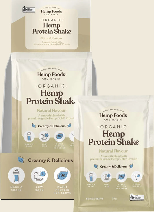 Organic Hemp Protein Shake Natural 7x35g