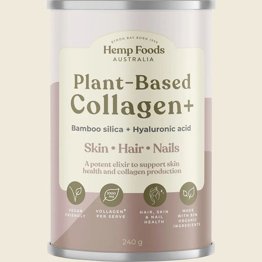 Hemp Foods Australia Plant-based Collagen+ Bamboo Silica + Hyaluronic Acid 240g