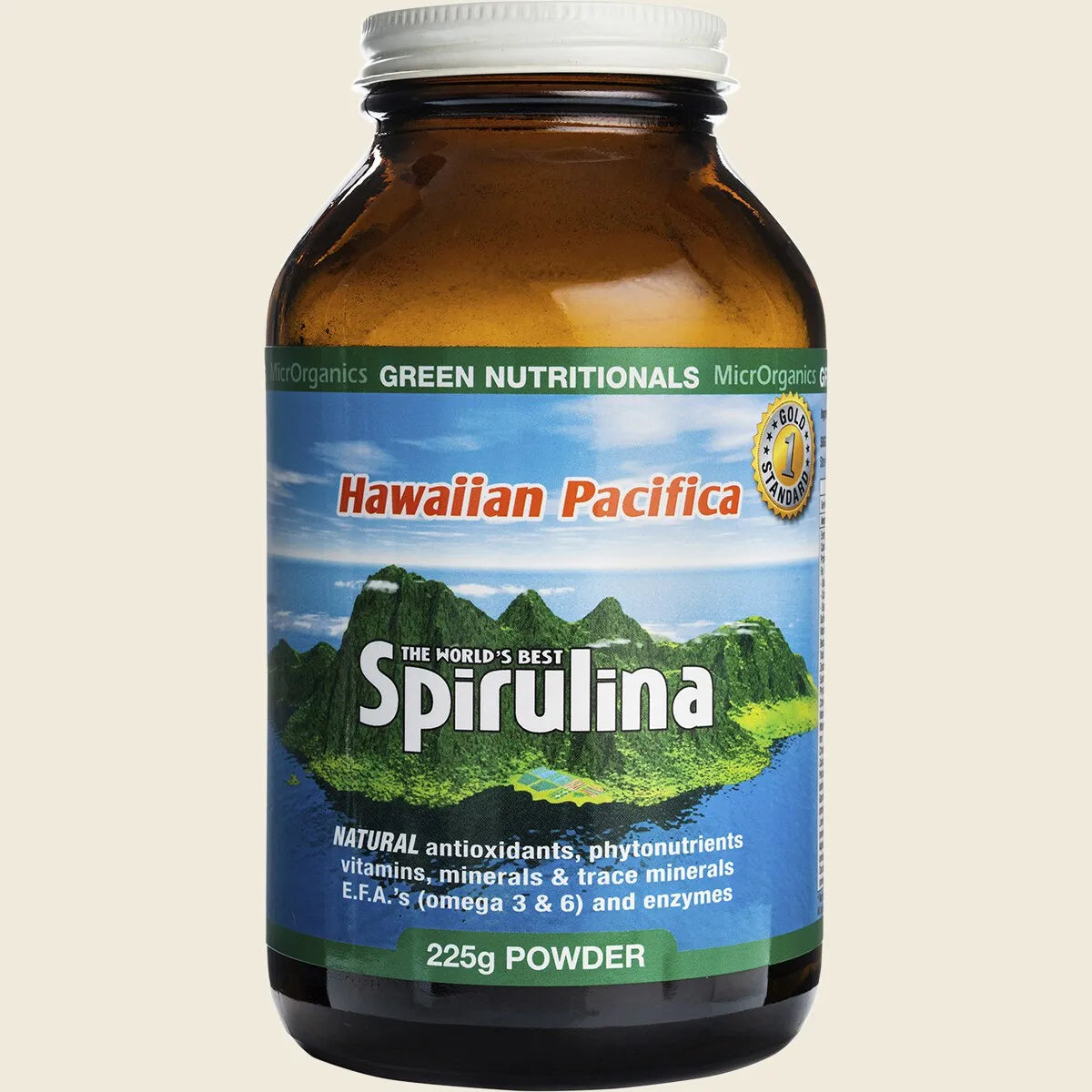 Hawaiian Pacifica Spirulina Powder 225g