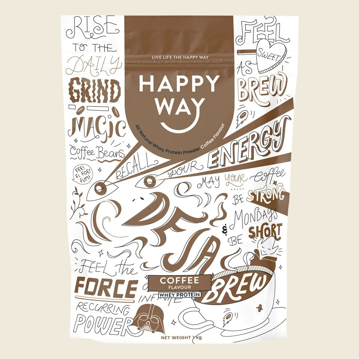 Whey Protein Powder Coffee 1kg