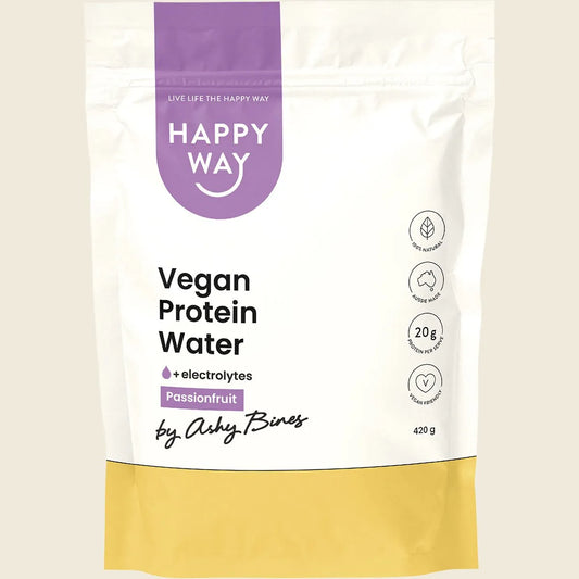 Ashy Bines Vegan Protein Water Passionfruit 420g