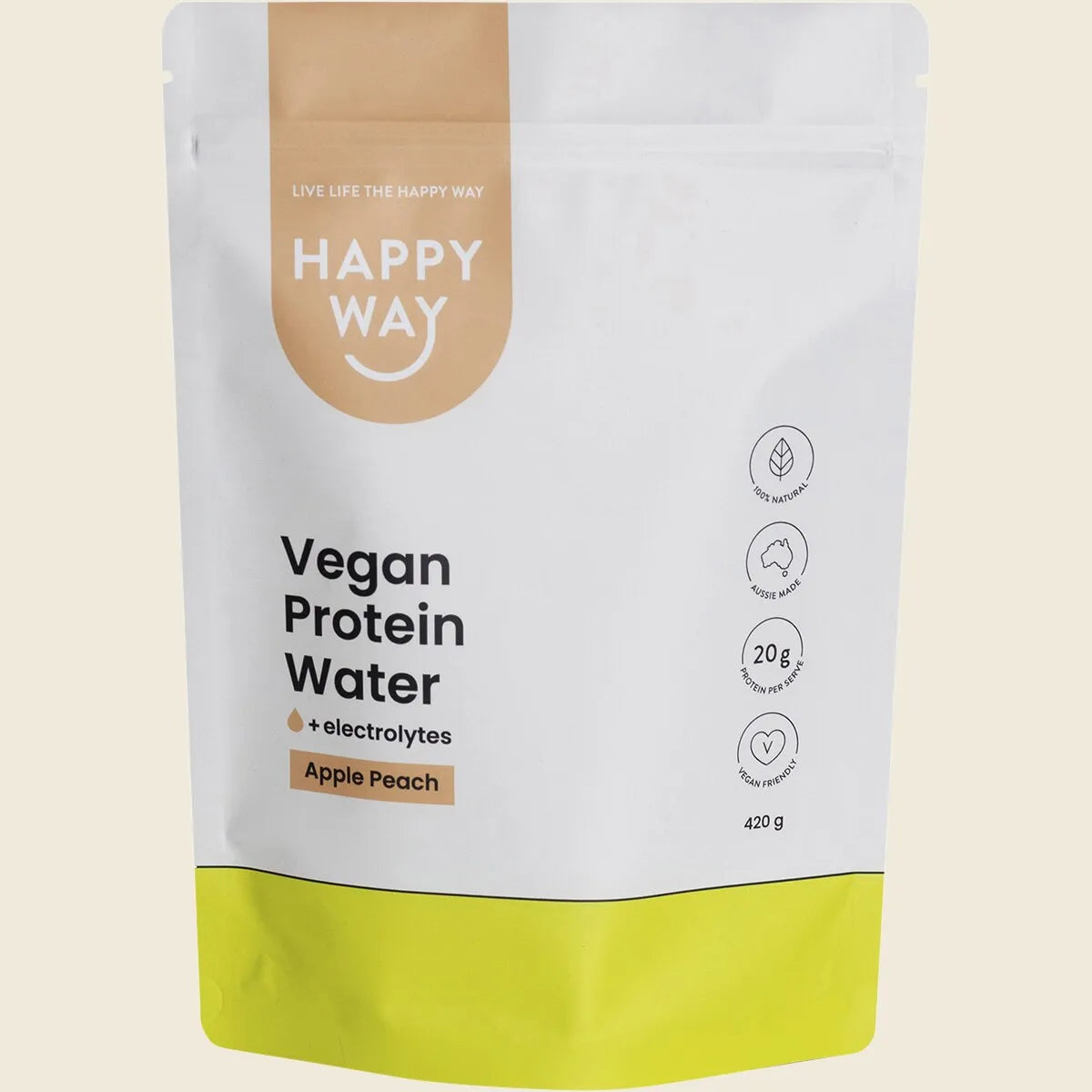 Vegan Protein Water Apple Peach 420g