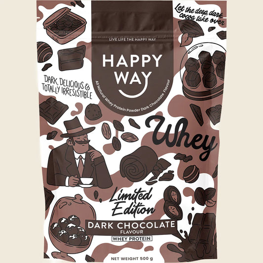 Whey Protein Powder Dark Chocolate 500g