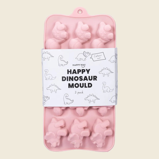 Happy Dinosaur Mould 3pk
