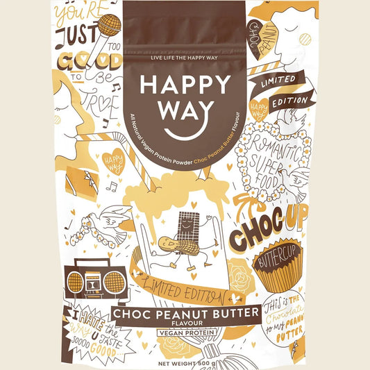 Vegan Protein Powder Choc Peanut Butter 500g