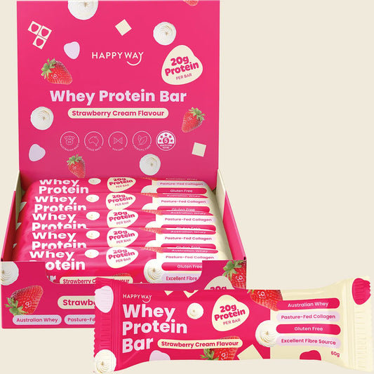 Whey Protein Bar Strawberry Cream 10x60g