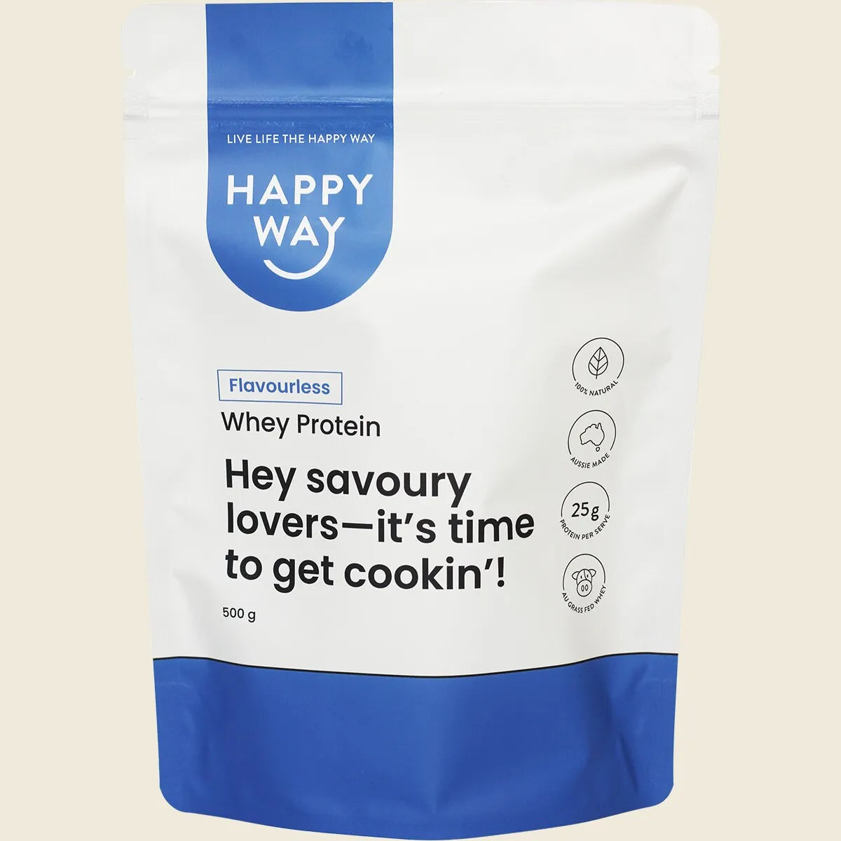 Whey Protein Powder Flavourless 500g
