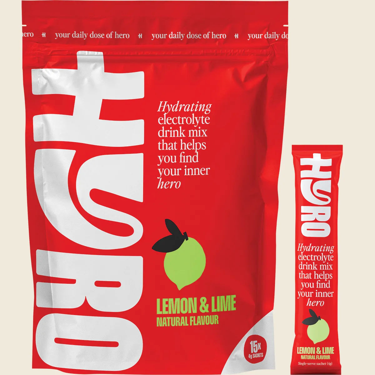 Electrolyte Sachets Lemon Lime Hasta 15x4g