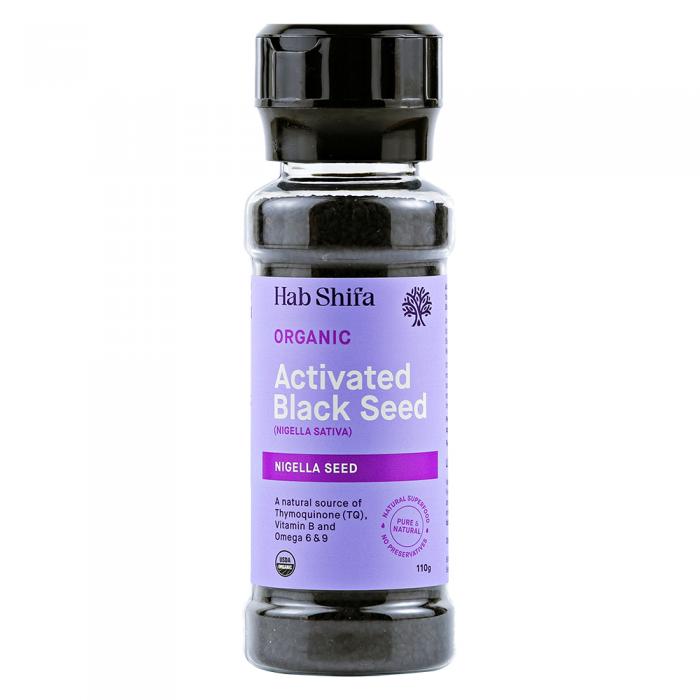 Hab Shifa Organic Activated Black Seed Grinder 110g