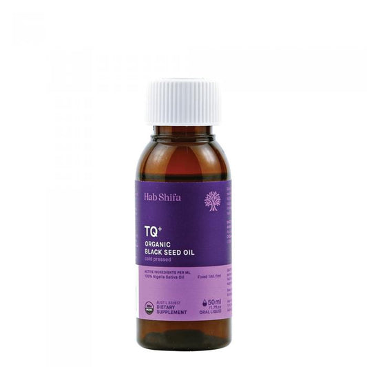 Hab Shifa Tq+ Organic Cold Pressed Black Seed Oil 50ml