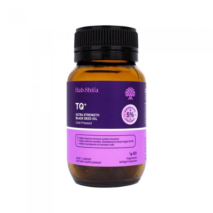 Hab Shifa Tq+ Ultra Strength Black Seed Oil 60c