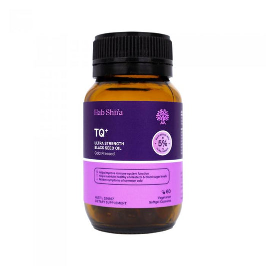 Hab Shifa Tq+ Ultra Strength Black Seed Oil 60c